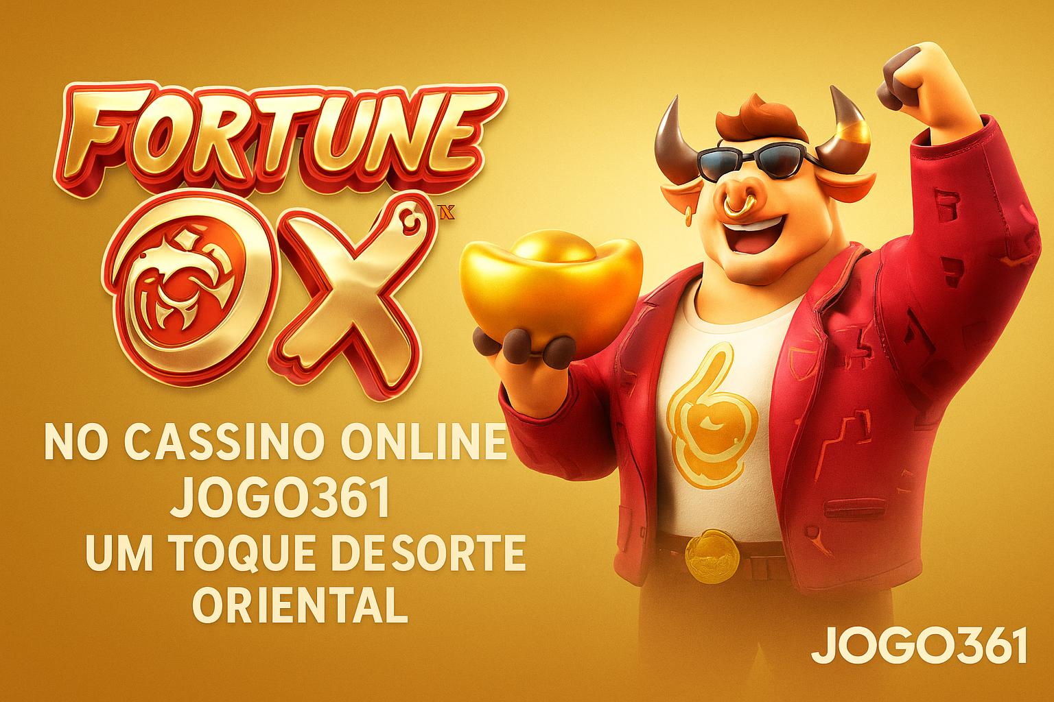 Fortune Ox no JOGO361 - Aposte Agora e Reivindique Seus Ganhos