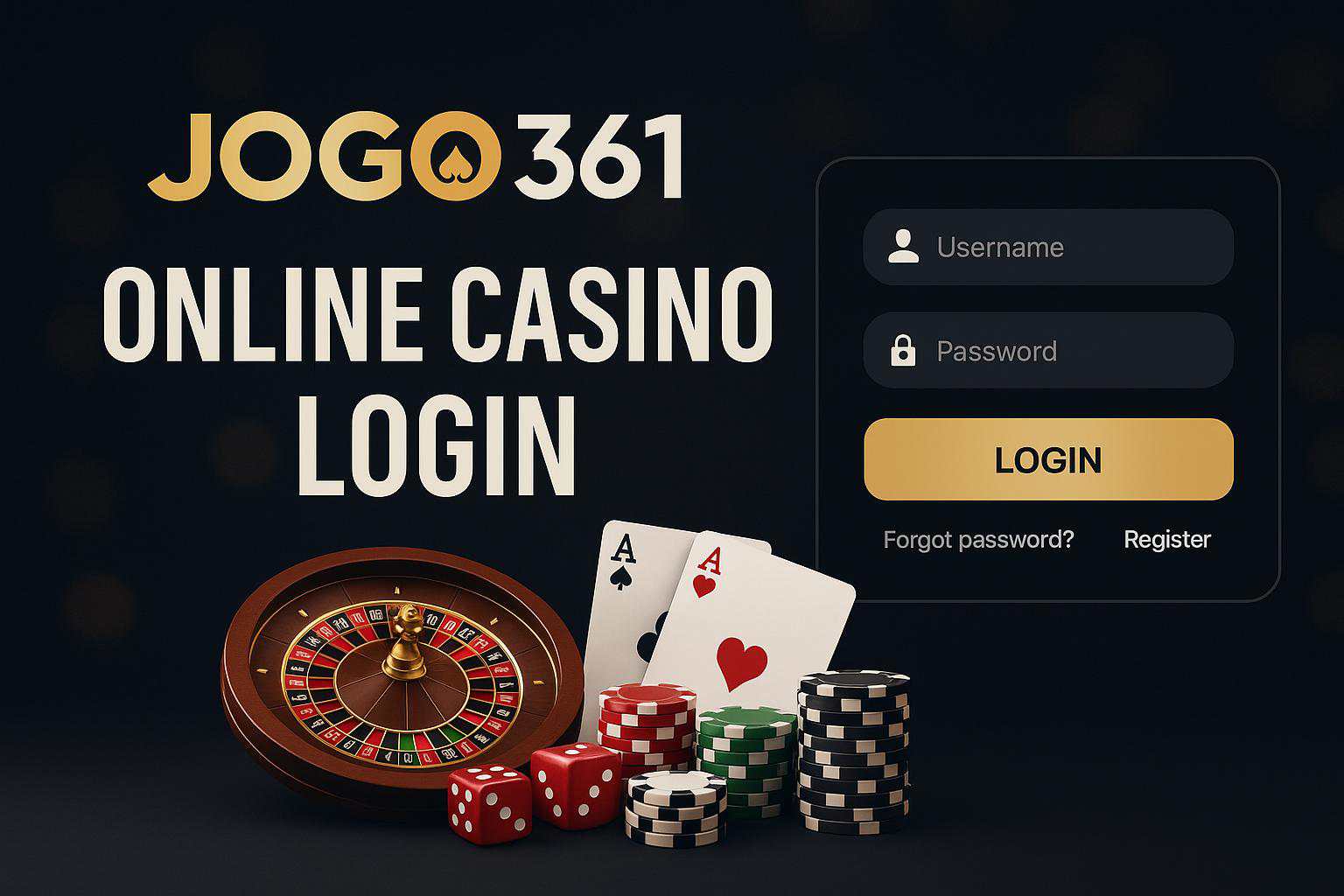 Criar uma nova Conta no plataforma JOGO361  