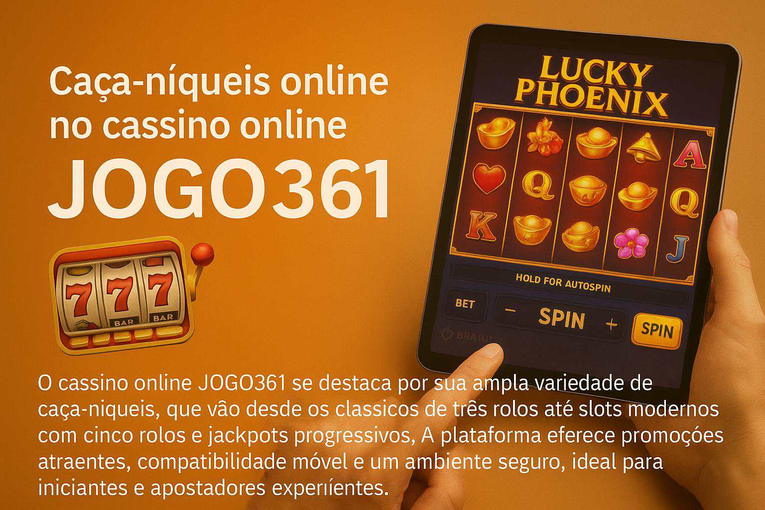 Explore o mundo das slot machines no JOGO361 Casino